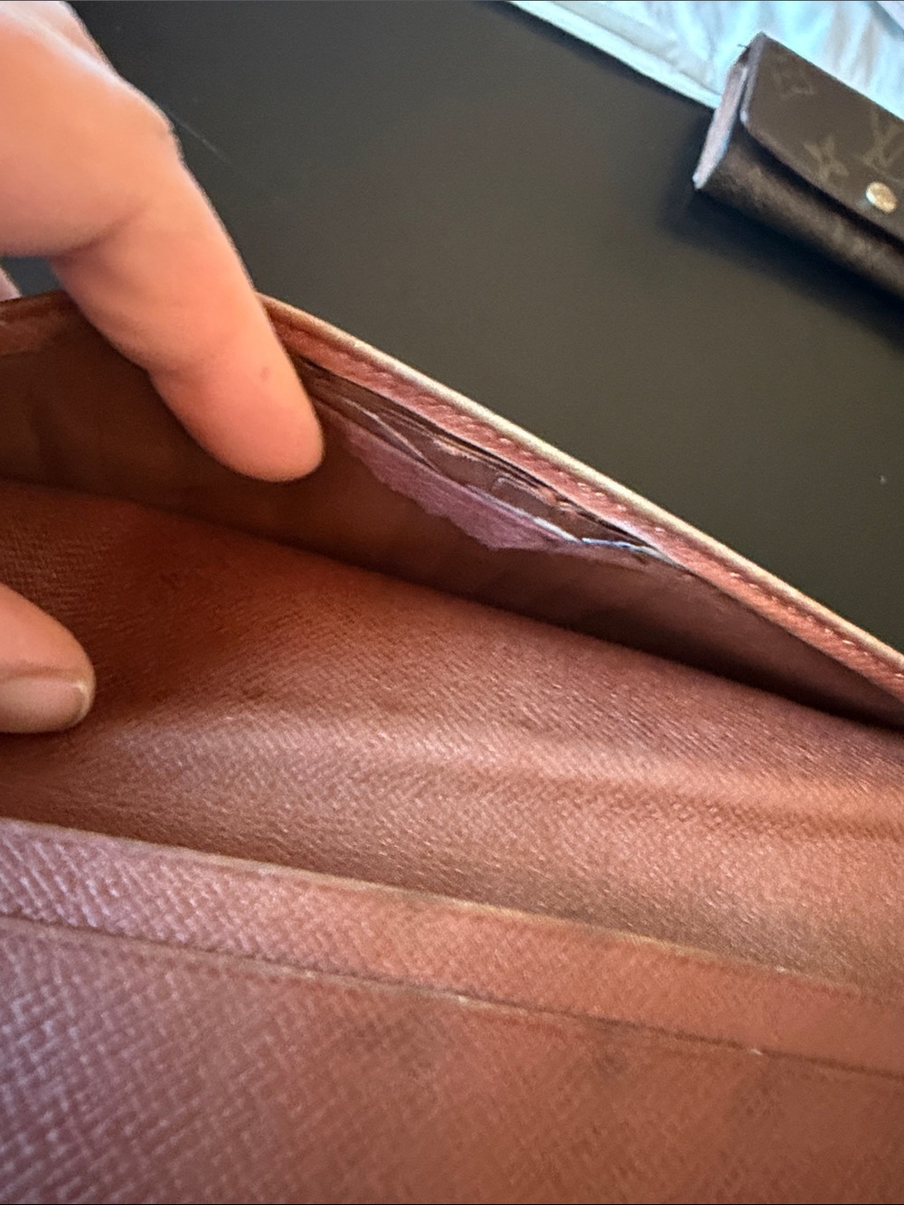 Louis Vuitton Monogram Canvas Wallet and Key Holder in Brown - Picture 7 of 16